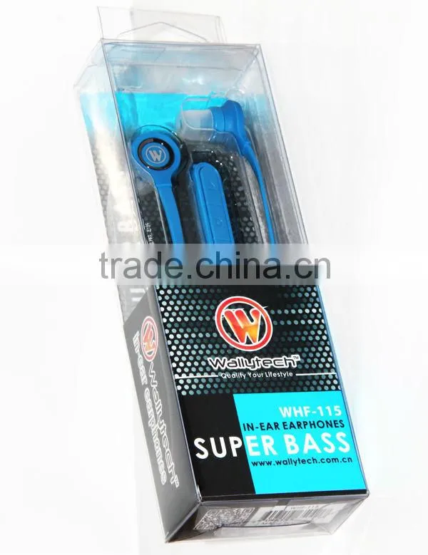 Flat cable in-ear earphone With Volume Remote