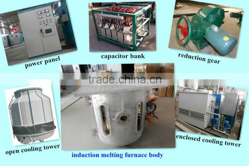 Stainless steel melting IF induction furnace 1 tons