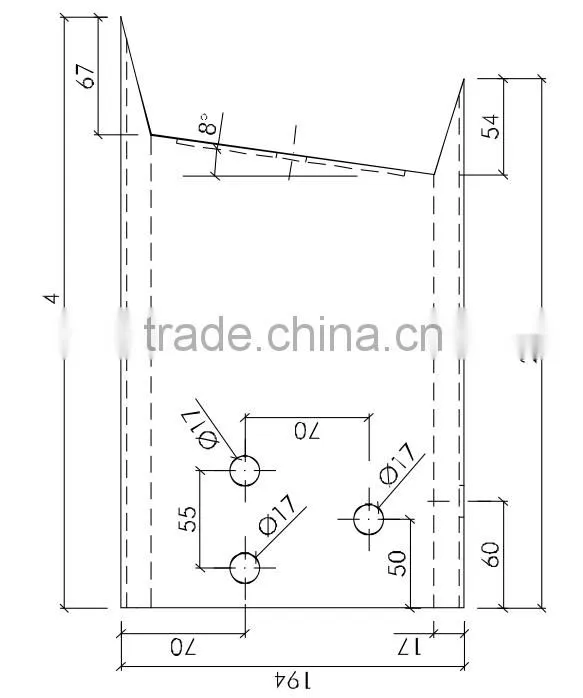 Galvanized Highway Guardrail Separator for sale
