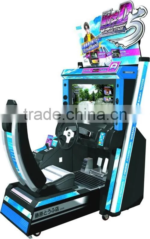 The exciting initial D ver.5 Coin operated arcade game machine 32 inch for hot sale