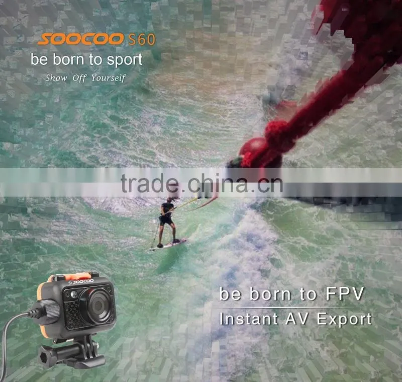 Original s60 Action Cameras Wi Fi 1080P Full HD 60m Diving Waterproof 170-degree Wide Angle Video Sport Remote Control Camera