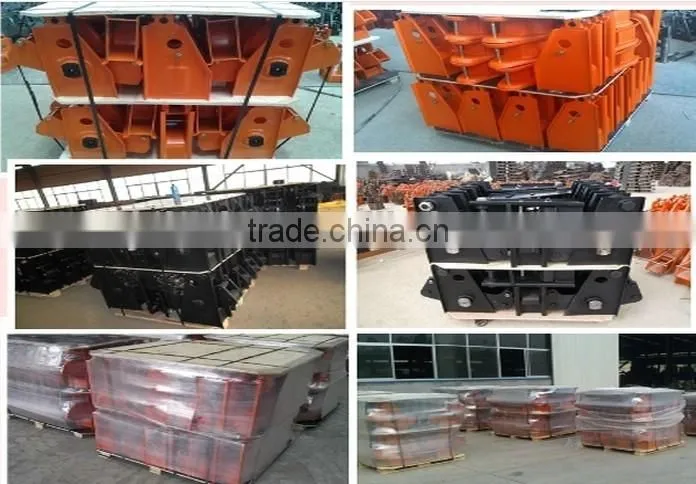 heavy duty trailer plate/leaf spring assembly