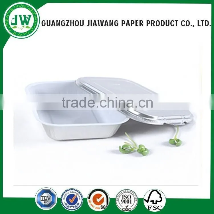 Aluminum foil product container disposable food container