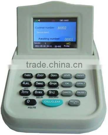 Wireless queue management system for multi-counters and multi services