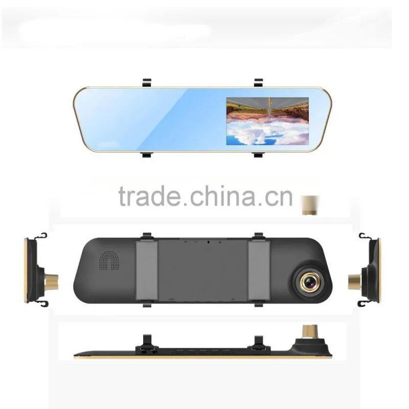 wireless wifi Full HD 1080P Car Dvr Camera 4.3 Inch car Rearview Mirror Digital Video Recorder Dual Lens Registrar Camcorder