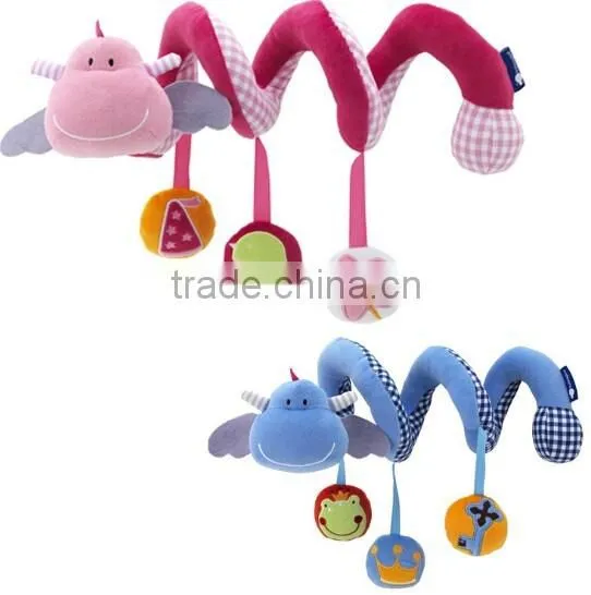 Baby Bed Hanging Toy/Baby Bed Crib Pram Cartoon Animal Detachable Hanging Bell Plush Toy