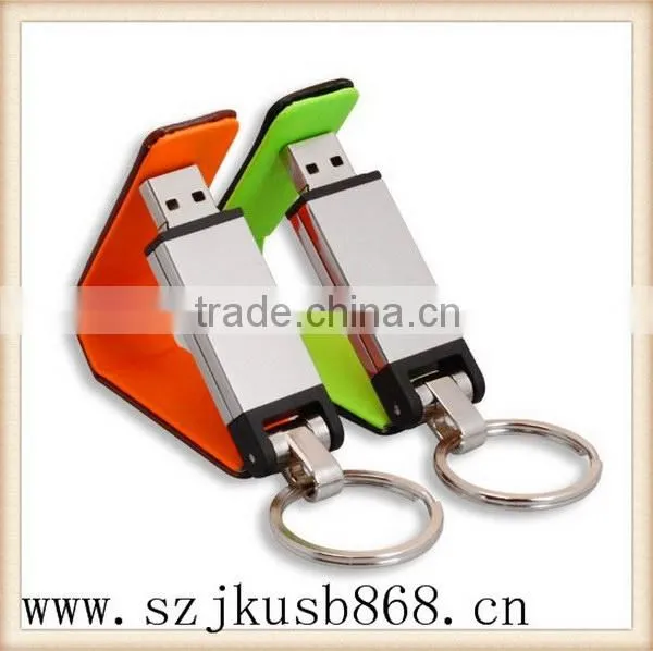 Newest beautiful novel design leather usb disk