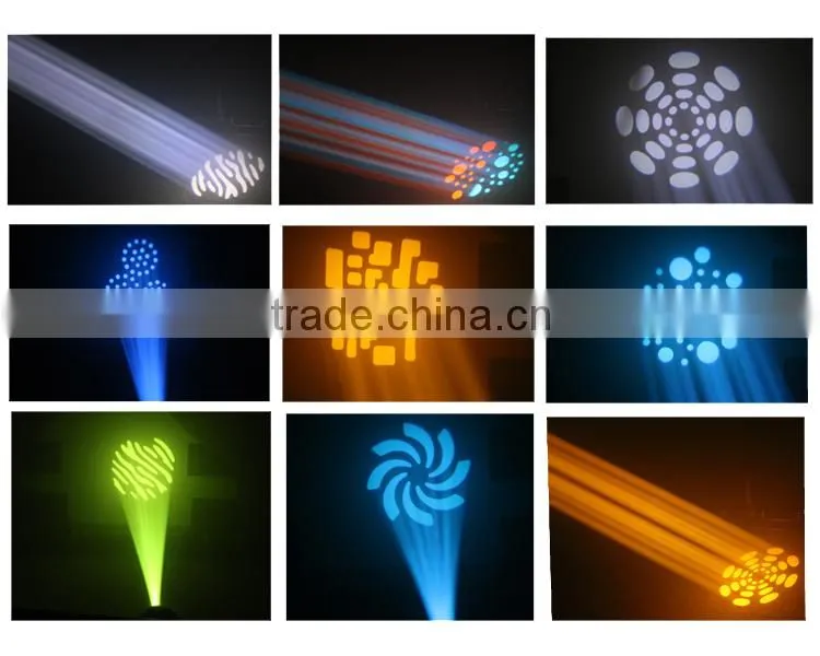 10watt white led source mini projector dimmerable disco party dj used gobo light