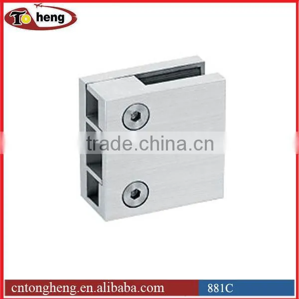 Glass handrail Stair balustrade stainless steel clamp round back tube connector