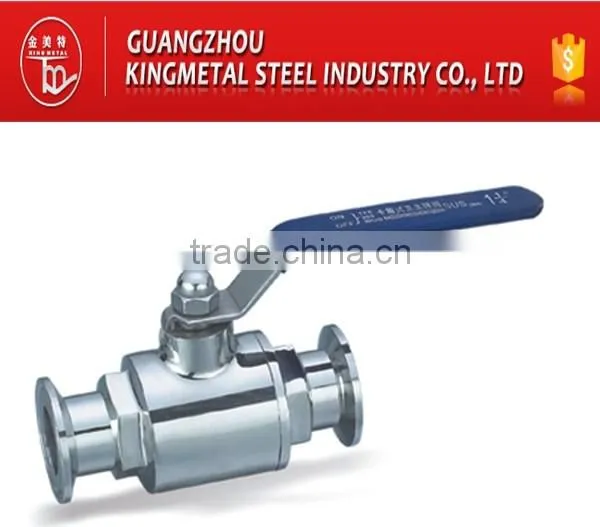 SUS304 Stainless Steel Food Grade Sanitary Ball Valve