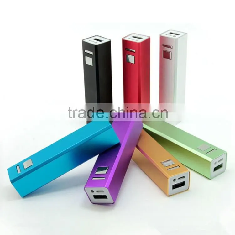 2016 Aluminum alloy 2600 mah portable power bank, 2600 mah latest design power bank