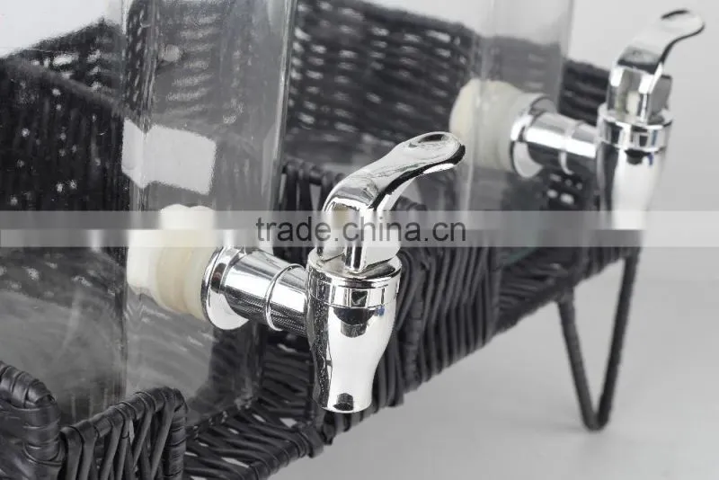 Wholesale Glass Beverage Dispenser Clear Glass Dispenser With Stand