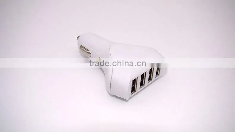 4.8A/6.8A Speed Fast Universal Portable Life 4usb Port Car Charger with colorful