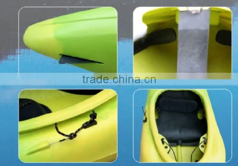 New whitewater single sit in plastic kayak