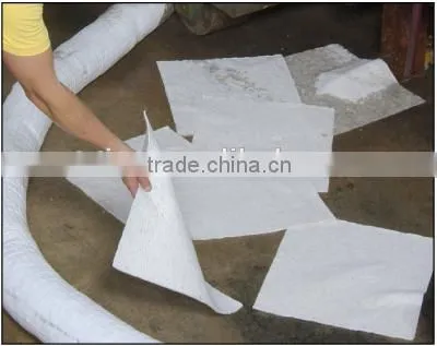 oil spill containment pads made of polypropylene fiber