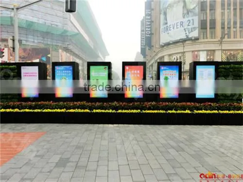 42'' Multi Public LCD Advertising Totem Touch Kiosk
