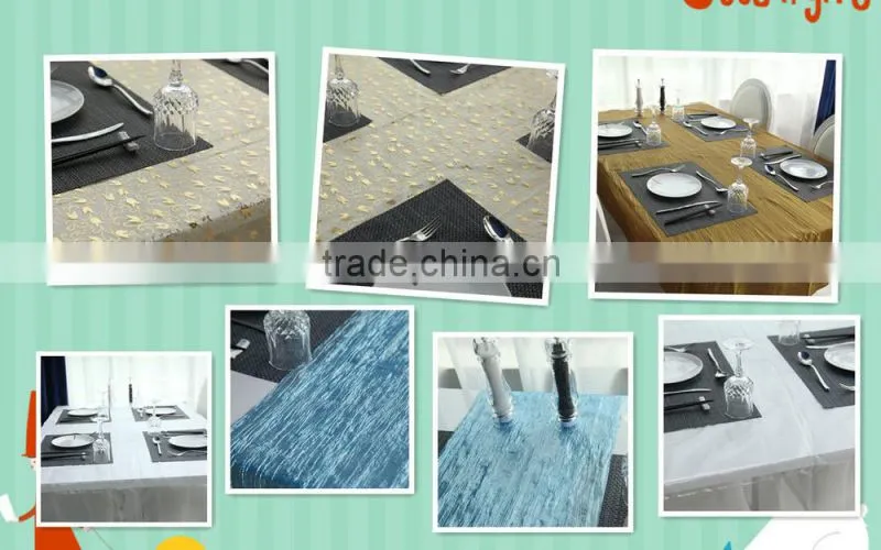 5% discount! 12" X 108" (30cm x 275cm) Satin Table Runner For Wedding Party Decoration