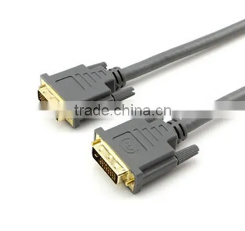 DVI DVI-D Dual Link (24+1 Pin) Male to Male Digital Video Cable, Black