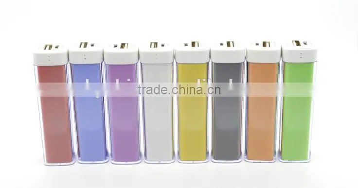 Smart Phone Portable Charger Old Lipstick 1200MAH--2600MAH low price high quality power bank