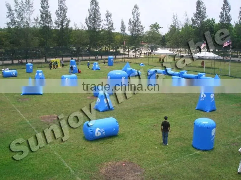 Sunjoy Red Brick Wall Inflatable paintball wall bunker Air Brick for sale