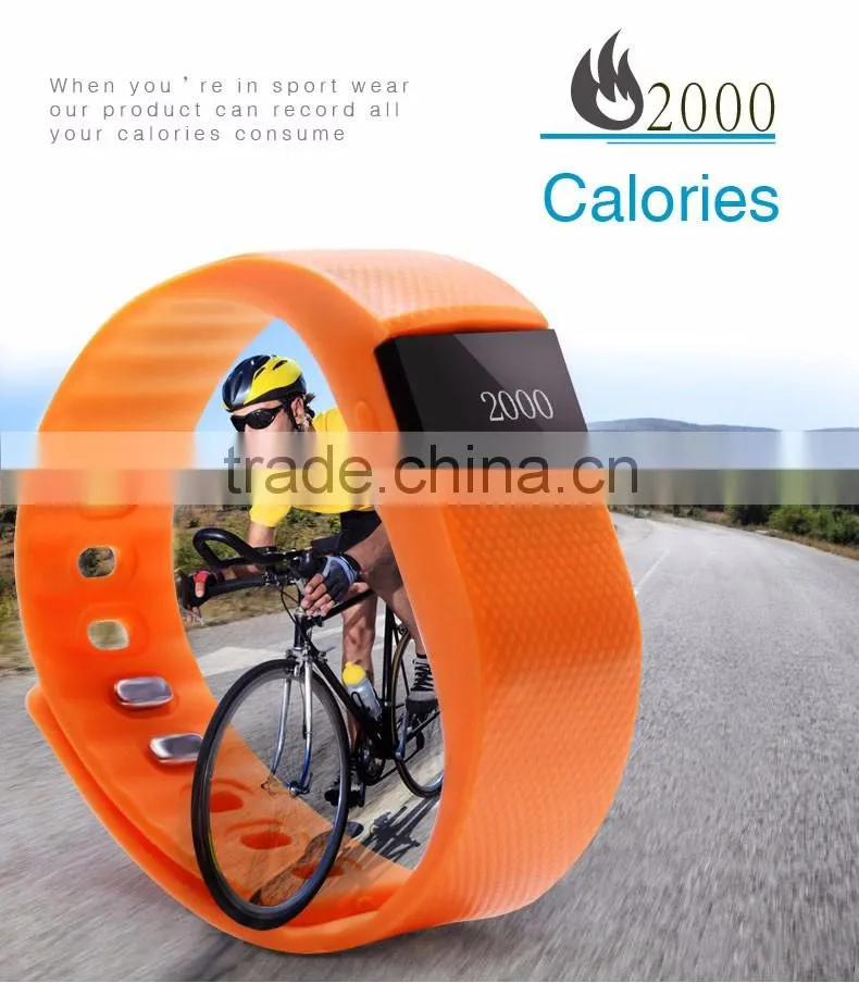 New BLE 4.0 IOS Android software TI chipset TW64 custom sport fitness bracelet