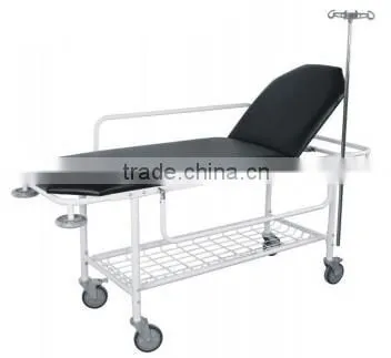 Stretcher on Trolley with mattress / patient stretcher trolley
