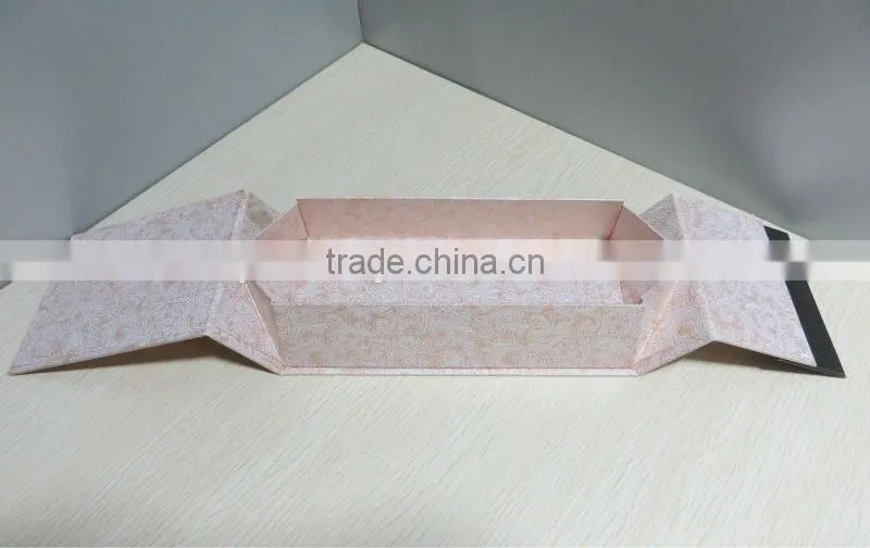 2015 factory price high quality folding box board&wedding gift folding box wholesale