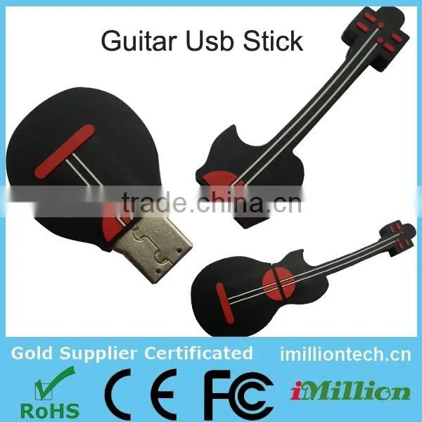 Cool fashion guitar 4GB 8GB usb flash drive for video games boy