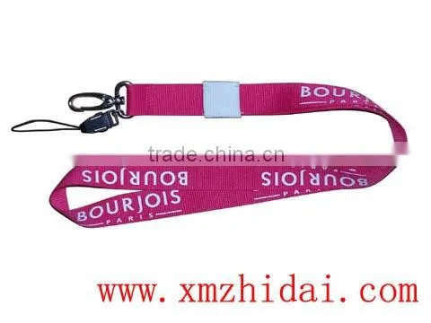 2015 hot sale polyester material lanyards