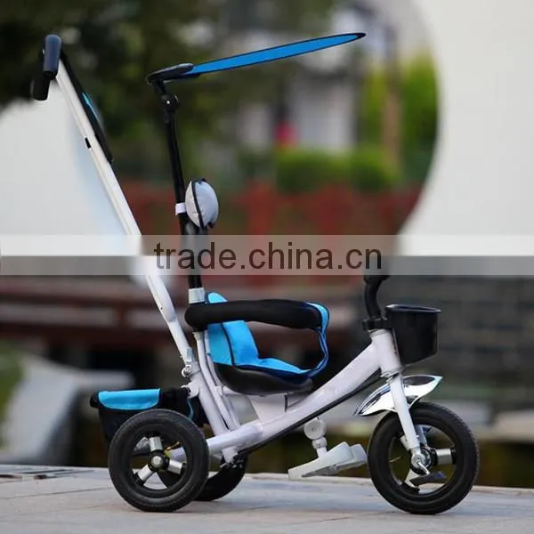 High Quality Baby Tricycle with canopy,Baby Tricycle Kids Bike with Push Bar