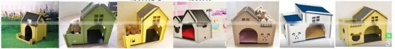 QQFactory wooden dog house / wooden dog bed