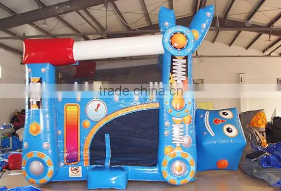Waterproof PVC tarpaulin Inflatable Robot horse bouncer for kids