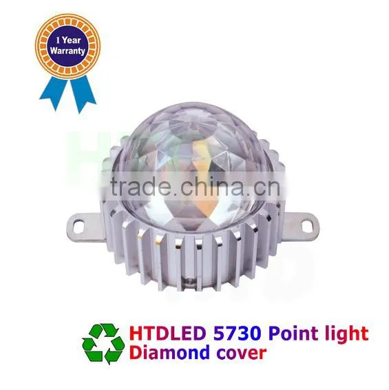 Full color RGB 256 gray level led point light source 3w
