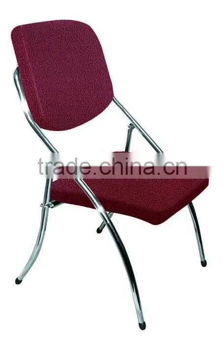 durable metal with fabric auditorium chair without armrest AH-136