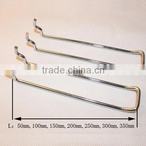 Metal /Iron euro pegboard display hook