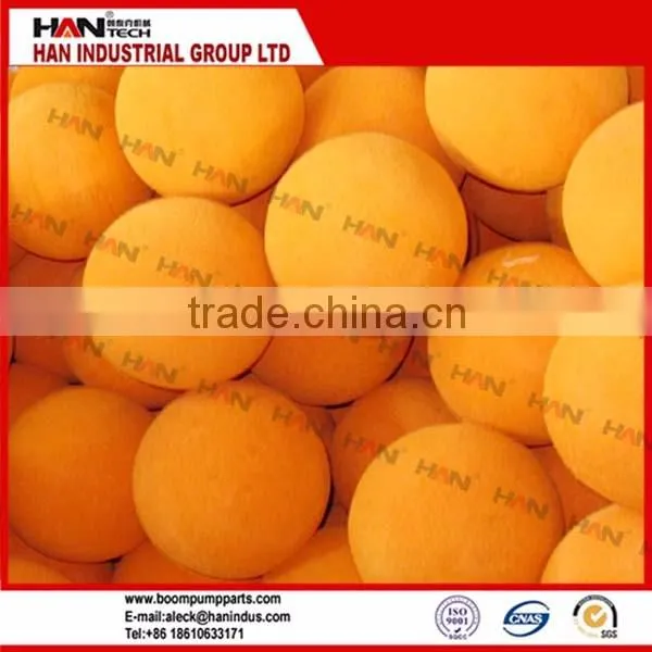 low price with high quality Cleaning rubber sponge ball Concrete hard cleaning sponge