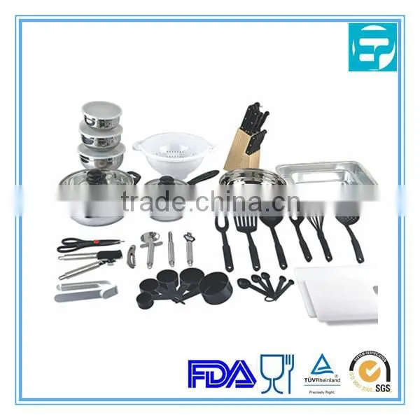 Popular 52Pcs Stainless Steel cookware