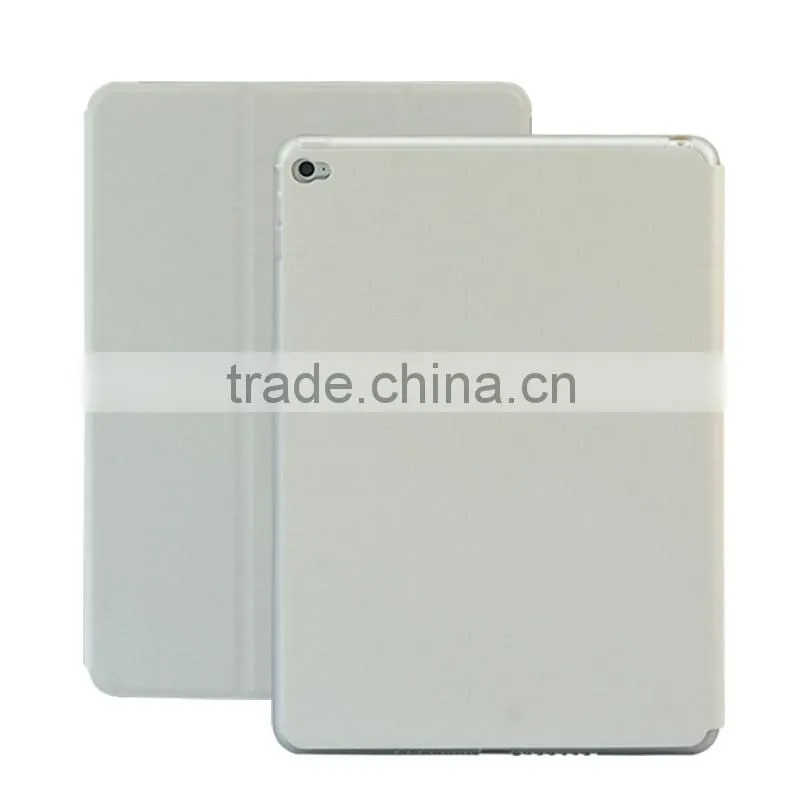 Ultra thin case for iPad air 2-Leather Folio Case with Multi Angle Stand for iPad 6
