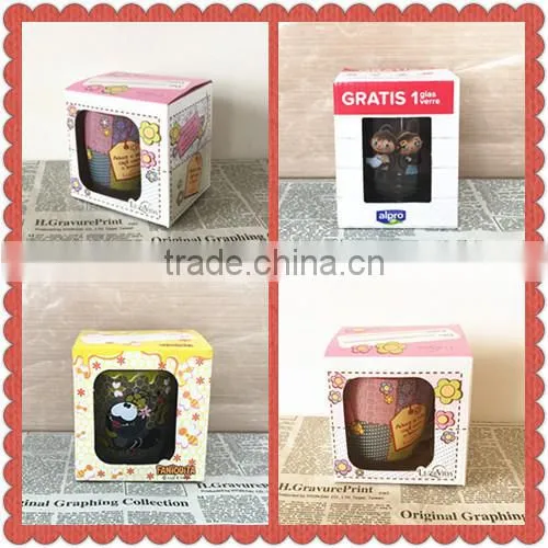 Square cheap clear glass flower vases with big mouth for table decoration