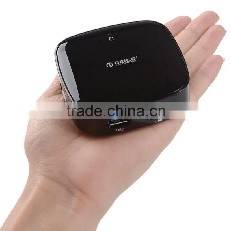 ABS plastic super speed 4 port USB3.0 HUB, black and white color