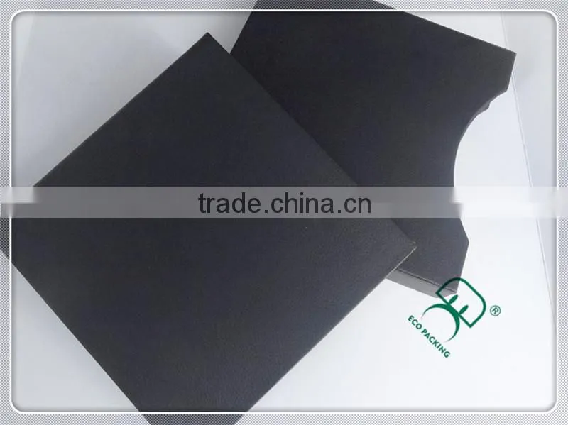 2015 luxury PU covered paperboard DVD box
