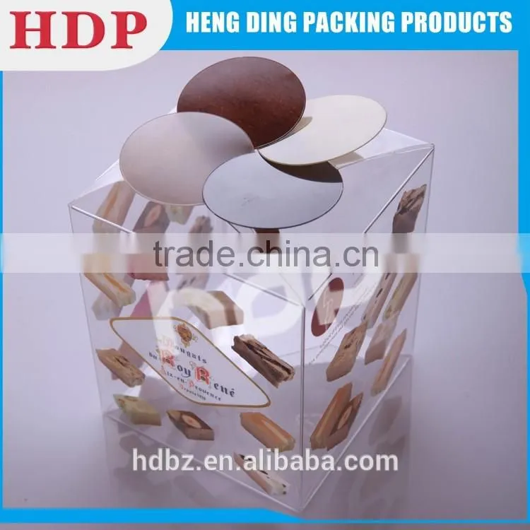 UV Printing ODM OEM clear plastic soft box