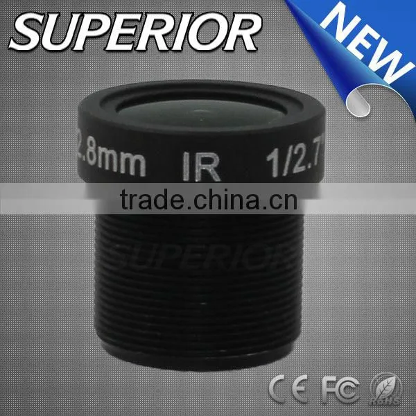 thermal image sensor cctv surveillance board lens megapixel 1/2.7 inch ccd sensor 2.8mm m12 mount optical lens