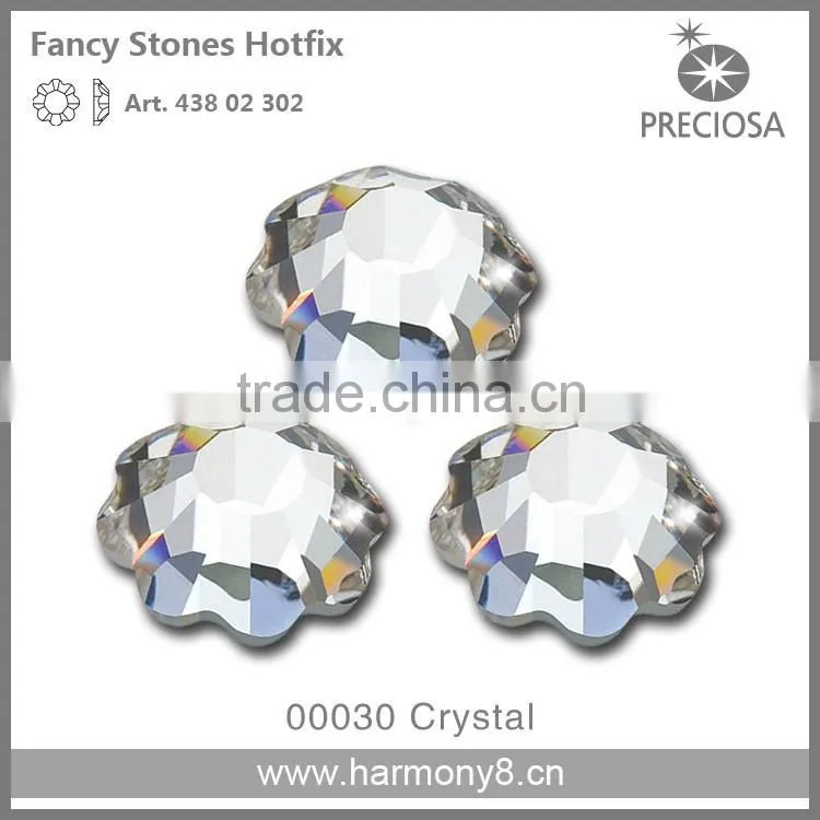 PRECIOSA Fancy Stone Flat Back Hotfix,MC Flower FB, ART.438 02 302