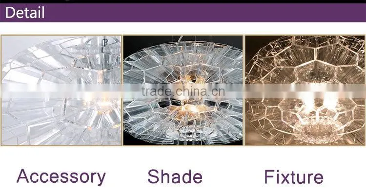 Hot sale Chandeliers with Acrylic Lamp Shade
