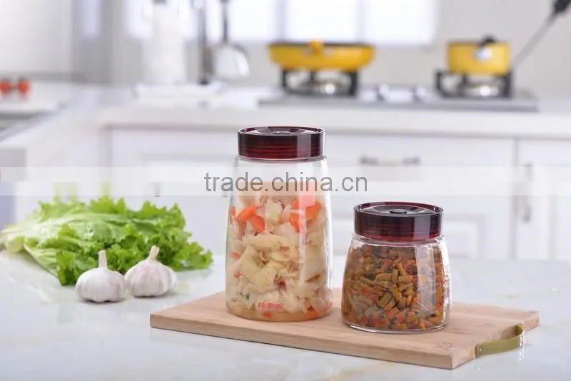 2016 Hot sale Glass Mason glass storage jar for kitchen use