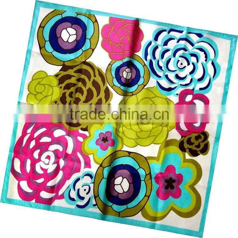 2013 fashion western style silk twill scarf