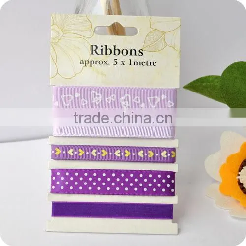polyester ribbon, grosgrain ribbon , ribbon set , scrapbooking ribbon, ribbon for bowing