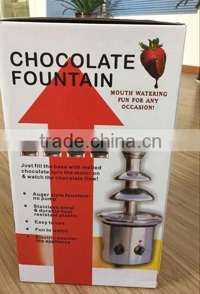 china factory supply high quality Homehold 3 layers mini cheap chocolate fountain for sale