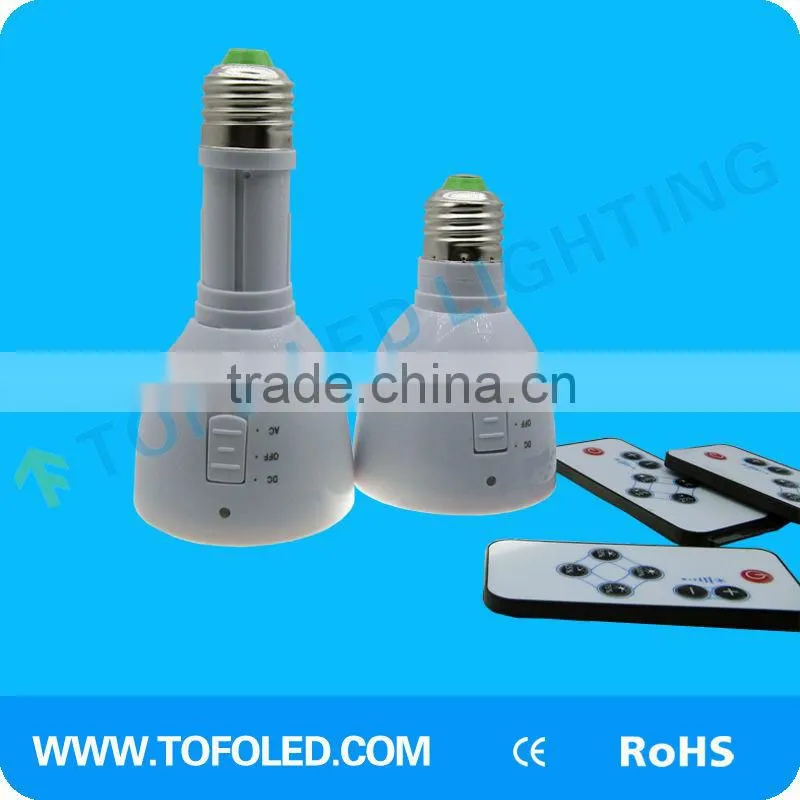 4W E27 Portable Rechargeable LED Light Bulb